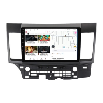 Navigatie Mitsubishi Lancer (2007+) cu Android, 4GB RAM, 64GB ROM, Ecran QLED 9" Touchscreen, CarPlay Wireless, DSP - Img 2