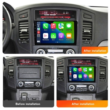 Navigatie Mitsubishi Pajero IV (2006-2018) cu Android, 4GB RAM, 64GB ROM, Ecran QLED 9" Touchscreen, CarPlay Wireless, DSP - Img 2