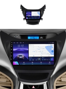 Navigatie Performanta Hyundai Elantra V (2010-2016) cu Android, 4GB RAM, Ecran QLED 9" Touchscreen, CarPlay Wireless, Wi-Fi, DSP, USB, Waze, SIM 4G - Img 3