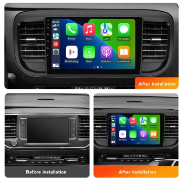 Navigatie Peugeot Traveller (2016+) cu Android, 4GB RAM, 64GB ROM, Ecran QLED 9" Touchscreen, CarPlay Wireless, DSP - Img 5
