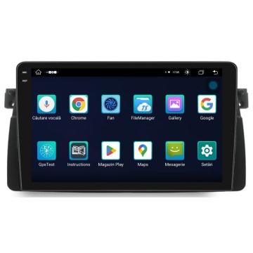 Navigatie Piloton BMW Seria 3 E46 (1997-2005) - 12GB RAM, 256GB, Octa Core 2.7Ghz, Display 2K, SIM 4G