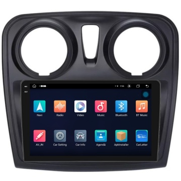 Navigatie Piloton Dacia Sandero 2 (2012-2020) - 4GB RAM, 64GB, Grile Rorunde, Octa Core 2Ghz, Display 2K, SIM 4G