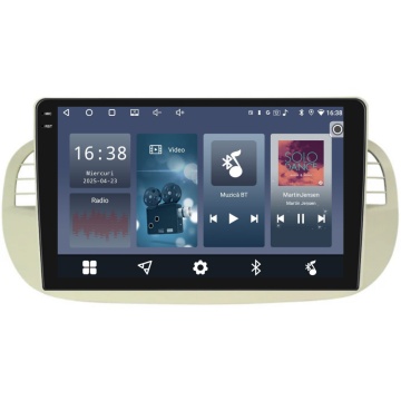 Navigatie Piloton Fiat 500 (2007-2015) - 2GB RAM, 32GB, Quad Core 1.5Ghz, Display In-Cell