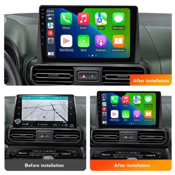 Navigatie Renault Express (dupa 2021) cu Android, 2GB RAM, 32 GB, Ecran IPS 9" 1280 x 720, CarPlay & Android Auto, WiFi, Bluetooth, suport camera DVR - Img 3