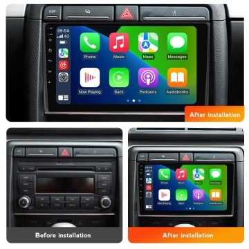 Navigatie Seat Exeo (2009-2013) cu Android, 6GB RAM, 128GB ROM, Ecran QLED 9" Touchscreen, CarPlay Wireless, DSP - Img 5