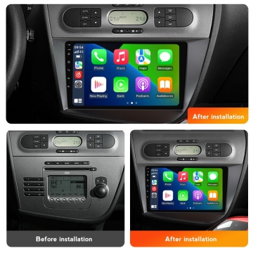 Navigatie Seat Leon 1P (2005-2013) cu Android, 6GB RAM, 128GB ROM, Ecran QLED 9" Touchscreen, CarPlay Wireless, DSP - Img 4