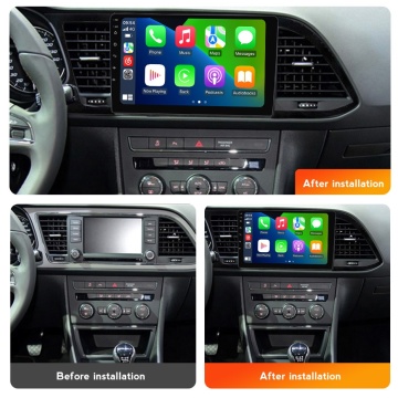 Navigatie Seat Leon 5F (2013-2020) cu Android, 6GB RAM, 128GB ROM, Ecran QLED 9" Touchscreen, CarPlay Wireless, DSP - Img 4