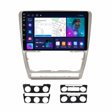 NAVIGATIE SKODA OCTAVIA II (2004-2013) CU ANDROID, 4GB RAM, 64 GB, ECRAN IPS 10" 1280 X 720, CARPLAY & ANDROID AUTO, WIFI, BLUETOOTH, SUPORT CAMERA DVR