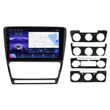 Navigatie Skoda Octavia II (2004-2013) cu Android, 4GB RAM, 64GB ROM, Ecran QLED 10" Touchscreen, CarPlay Wireless, DSP