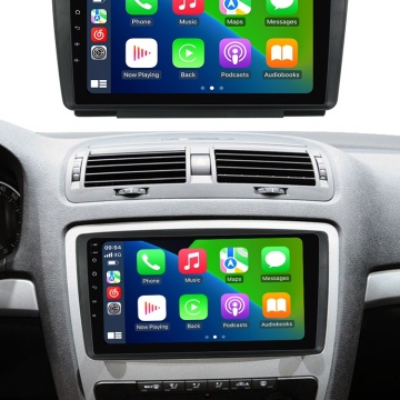 Navigatie Skoda Octavia II (2004-2013) Negru cu Android, 2GB RAM, 32 GB, Ecran IPS 9" 1280 x 720, CarPlay & Android Auto, WiFi, Bluetooth, suport camera DVR - Img 2