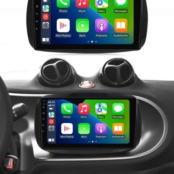 Navigatie Smart Fortwo (2014+) cu Android, 6GB RAM, 128GB ROM, Ecran QLED 9" Touchscreen, CarPlay Wireless, DSP - Img 5