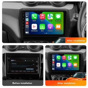 Navigatie Suzuki Swift V (2017+) cu Android, 8GB RAM, 128GB ROM, Ecran QLED 9" Touchscreen, CarPlay Wireless, DSP Pro - Img 4