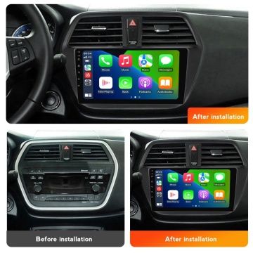 Navigatie Suzuki SX4 S-Cross (2013+) cu Android, 4GB RAM, 64GB ROM, Ecran QLED 9" Touchscreen, CarPlay Wireless, DSP - Img 4