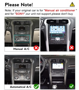Navigatie Tip Tesla Ford Mondeo V 2014-2022 9.7 INCH