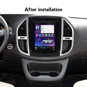 Navigatie Tip Tesla Mercedes Vito 3 2012-2021 9.7 INCH 2 GB RAM + 32 GB ROM QLED 4 CORE CARPLAY COOLER - Img 2