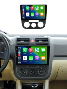 Navigatie Android pentru VW Jetta 3 2004-2011 cu ecran QLED 10 inch, 1 GB RAM, 16 GB ROM, procesor 4-Core si suport CarPlay & Android Auto.