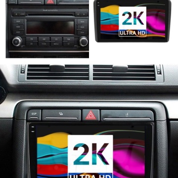 Navigatie Android 2K Audi A4 B6-B7 (2000-2008) cu Android, 8 GB RAM, 128 GB, Ecran QLED 9.5 Inch 2000x1200, CarPlay Wireless, 4G - Img 2