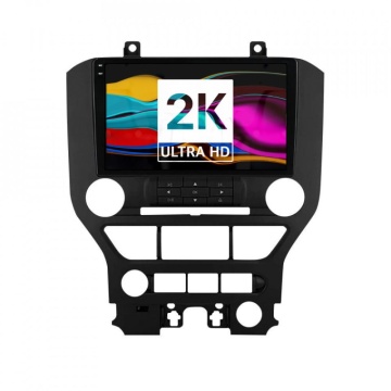 Navigatie Android 2K Ford Mustang (2014-2021) - Fara navigatie cu Android, 2 GB RAM, 32 GB, Ecran QLED 9.5 Inch 2000x1200, CarPlay Wireless, 4G