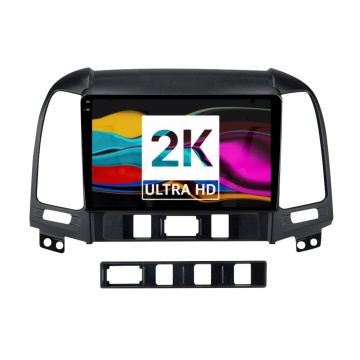 Navigatie Android 2K Hyundai Santa Fe II (2006-2012) cu Android, 8 GB RAM, 128 GB, Ecran QLED 9.5 Inch 2000x1200, CarPlay Wireless, 4G