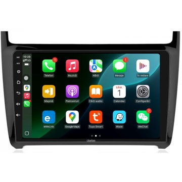 Navigatie Android Clarion GL-300 XD3326 9 Inch VW Polo 6R (2009-2018) 4 GB, 64 GB, IPS