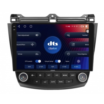 Navigatie Android Clarion GL-700 XD6125 10 Inch Honda Accord VII (2003-2008), 8 GB, 256 GB, QLED 2K