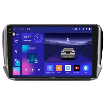 Navigatie Android Clarion GL-700 XD6125 10 Inch Peugeot 208 I (2012-2019), 8 GB, 256 GB, QLED 2K - Img 2