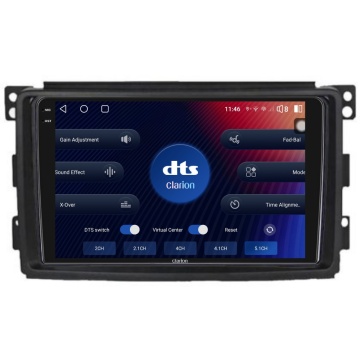 Navigatie Android Clarion GL-700 XD6125 9 Inch Smart Fortwo (2007-2010), 4 GB, 64 GB, QLED 2K - Img 5