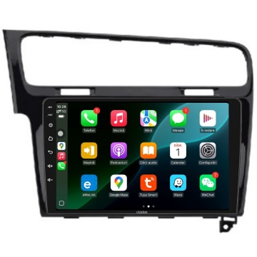 Navigatie Android Clarion GL-700 XD8581 10 Inch VW Golf VII (2012-2020) negru lucios, 4 GB, 64 GB, IPS