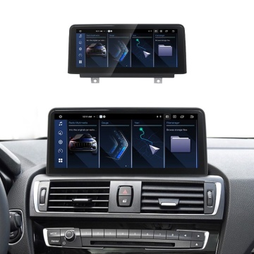Navigație Android 10.25" pentru BMW Seria 1 (F20/F21). Ecran IPS, CarPlay, Android Auto, 4G, GPS, Bluetooth. Instalare Plug & Play, compatibilă cu sistemul original.