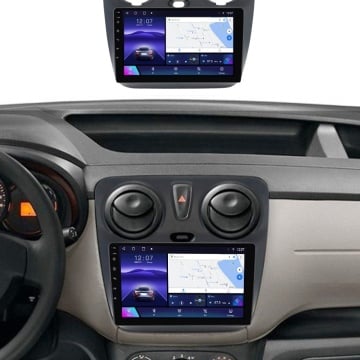 Navigatie Dacia Dokker (2012+) cu Android, 4GB RAM, 64GB ROM, Ecran QLED 9" Touchscreen, CarPlay Wireless, DSP - Img 3