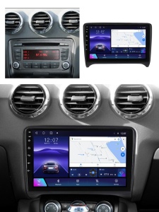 Navigație Dedicată Audi TT (2006-2015) 4GB RAM, 64GB, Ecran QLED 9", CarPlay, Android Auto, Slot SIM 4G