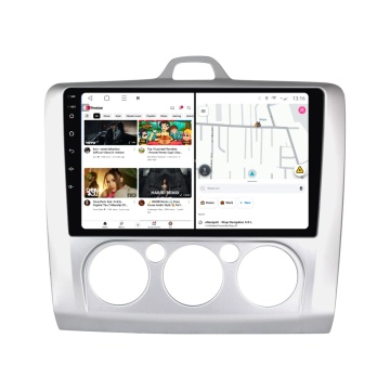 Navigatie Ford Focus II (2004-2011) ( Clima manuala, Gri) cu Android, 1GB RAM, 16 GB, Ecran IPS 9" 1024 x 600, WiFi, Bluetooth, suport camera DVR - Img 2