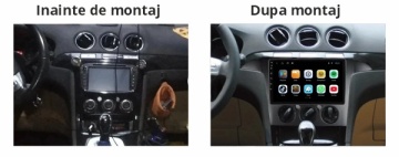 Navigatie Ford S-Max I (2006-2014) Clima manuala, cu Android, 2GB RAM, 32 GB, Ecran IPS 9" 1280 x 720, CarPlay & Android Auto, WiFi, Bluetooth, suport camera DVR - Img 2