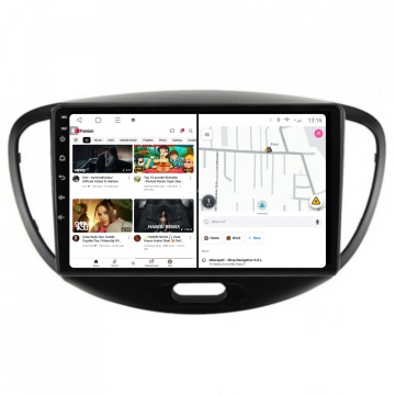 Navigatie Hyundai I10 (2007-2013) cu Android, 1GB RAM, 16 GB, Ecran IPS 9" 1024 x 600, WiFi, Bluetooth, suport camera DVR - Img 2