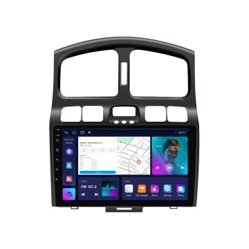 Navigatie Hyundai Santa Fe I (2000-2006) cu Android, 2GB RAM, 32 GB, Ecran IPS 9" 1280 x 720, CarPlay & Android Auto, WiFi, Bluetooth, suport camera DVR