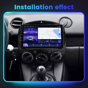 Navigatie Mazda 2 2007-2014 9 inch 2 GB RAM + 32 GB ROM QLED 4 CORE CARPLAY COOLER - Img 4