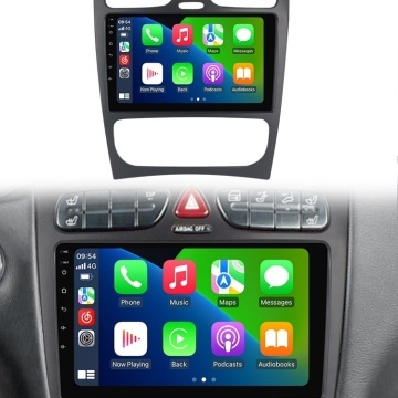 Navigatie Mercedes C-Class W203 (2000-2004) cu Android, 6GB RAM, 128GB ROM, Ecran QLED 9" Touchscreen, CarPlay Wireless, DSP - Img 5
