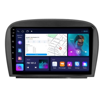 NAVIGATIE MERCEDES S-CLASS W220 (1998-2005) CU ANDROID, 2GB RAM, 32GB, ECRAN IPS 9" 1280 X 720, CARPLAY & ANDROID AUTO, WIFI, BLUETOOTH, SUPORT CAMERA DVR - Img 1