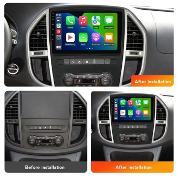 Navigatie Mercedes Vito 3 (2012-2019) cu Android, 2GB RAM, 32 GB, Ecran IPS 10" 1280 x 720, CarPlay & Android Auto, WiFi, Bluetooth, suport camera DVR - Img 4