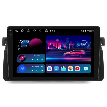 Navigatie Piloton BMW Seria 3 E46 (1997-2005) - 4GB RAM, 64GB, Octa Core 1.6Ghz, Display In-Cell