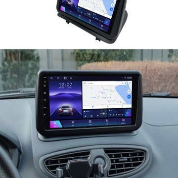 Navigatie Renault Clio III (2005-2012) cu Android, 8GB RAM, 128GB ROM, Ecran QLED 9" Touchscreen, CarPlay Wireless, DSP Pro - Img 2