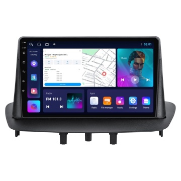 NAVIGATIE RENAULT MEGANE 3 (2009-2016) CU ANDROID, 4GB RAM, 64 GB, ECRAN IPS 9" 1280 X 720, CARPLAY & ANDROID AUTO, WIFI, BLUETOOTH, SUPORT CAMERA DVR