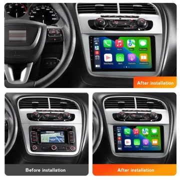 Navigatie Seat Altea (2004-2015) cu Android, 2GB RAM, 32GB ROM, Ecran 9" Touchscreen, CarPlay, SIM 4G - Img 4