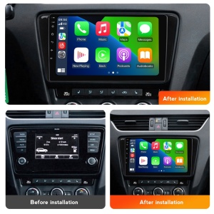 Navigatie Skoda Octavia III (2013-2020) cu Android, 6GB RAM, 128GB ROM, Ecran QLED 10" Touchscreen, CarPlay Wireless, DSP - Img 4