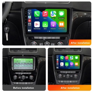 Navigatie Skoda Yeti (2009-2018) cu Android, 4GB RAM, 64GB ROM, Ecran QLED 10" Touchscreen, CarPlay Wireless, DSP - Img 2