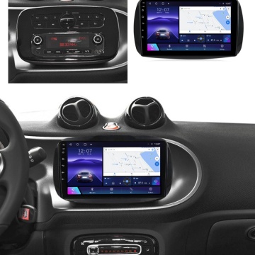 Navigatie Smart Forfour (2014+) cu Android, 4GB RAM, 64GB ROM, Ecran QLED 9" Touchscreen, CarPlay Wireless, DSP - Img 2