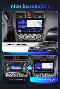 Navigatie Subaru Forester SJ 2012-2015 9 inch 2 GB RAM + 32 GB ROM QLED 4 CORE CARPLAY COOLER - Img 8