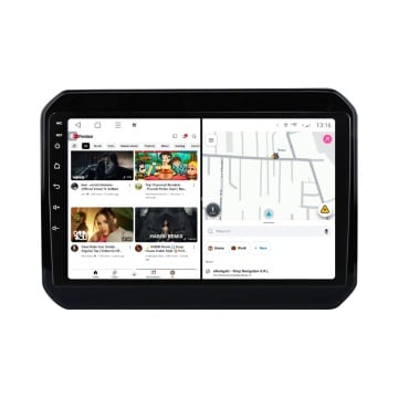 Navigatie Suzuki Ignis III (2016+) cu Android, 4GB RAM, 64GB ROM, Ecran QLED 9" Touchscreen, CarPlay Wireless, DSP - Img 2