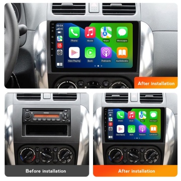 Navigatie Suzuki SX4 (2006-2014) cu Android, 2GB RAM, 32 GB, Ecran IPS 9" 1280 x 720, CarPlay & Android Auto, WiFi, Bluetooth, suport camera DVR - Img 4