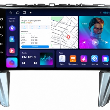 NAVIGATIE TOYOTA CAMRY (2014-2017) CU ANDROID, 1GB RAM, 16GB, ECRAN IPS 10" 1280 X 720, CARPLAY & ANDROID AUTO, WIFI, BLUETOOTH, SUPORT CAMERA DVR